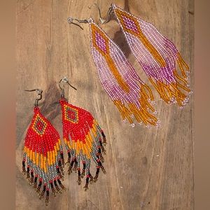 Seed Bead Earrings